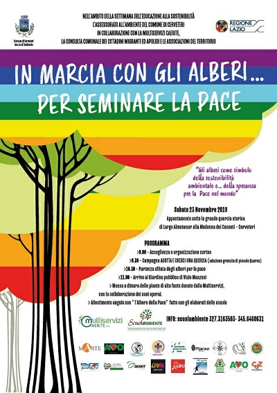 Cerveteri, “In marcia con gli alberi… per seminare la Pace”: una giornata dedicata al territorio e ai cittadini - Centumcellae News