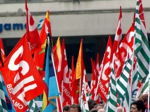 bandiere sindacati