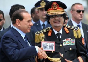 berlusconi gheddafi