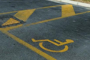 parcheggio disabile